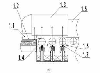 一种浮法线过渡辊在线擦洗装置